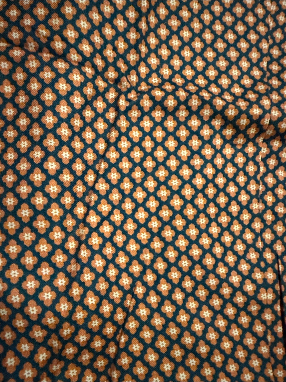 Women's Brown Printed Circle Skirt - Picture 2 of 2